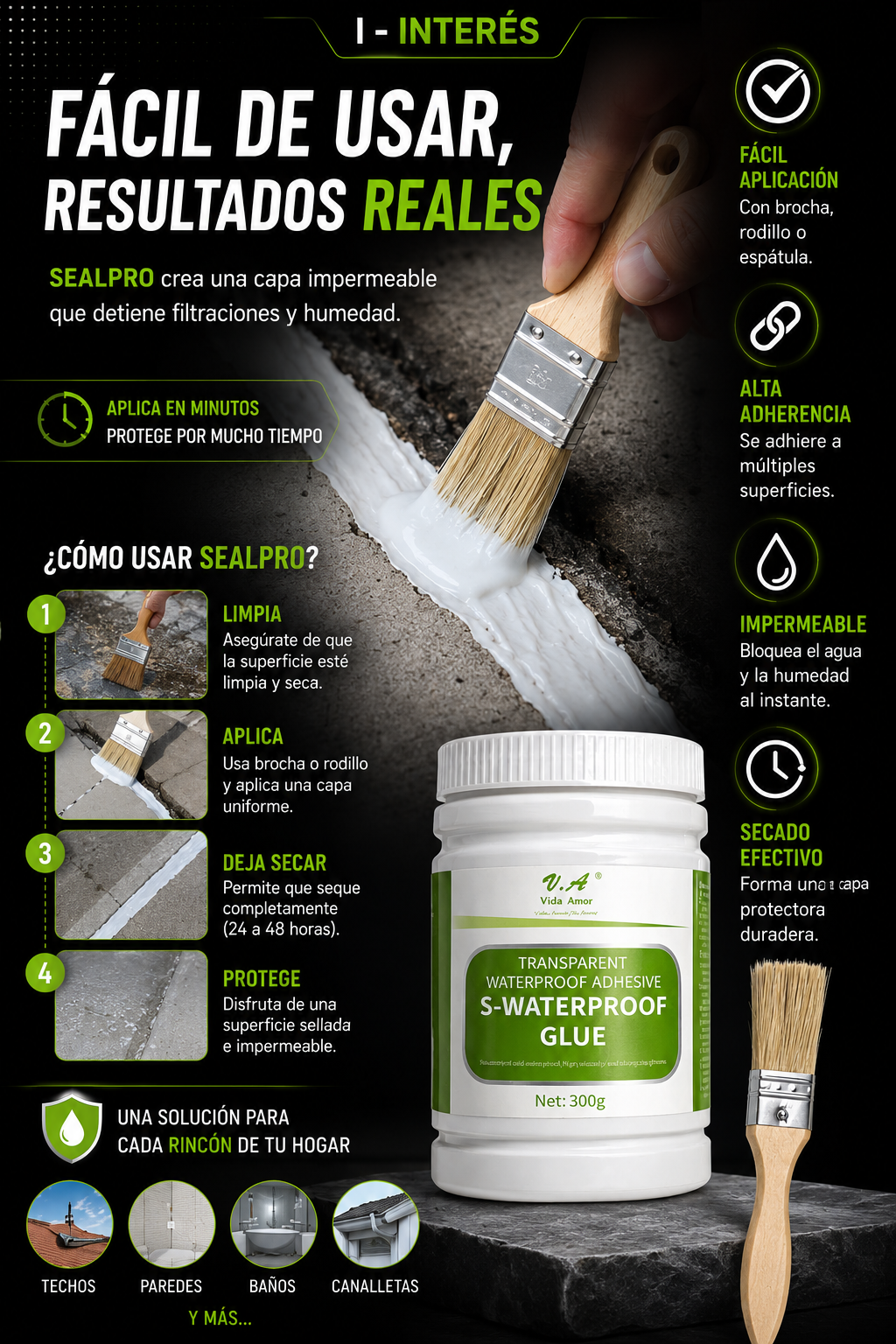 Sellador Adhesivo Impermeable SEALPRO