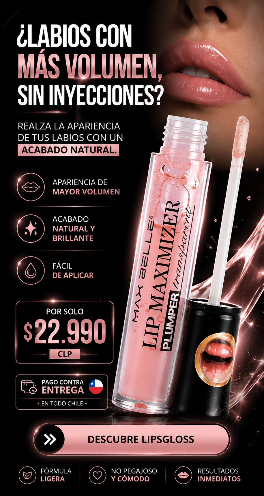 Lips Gloss Voluminizador de Labios
