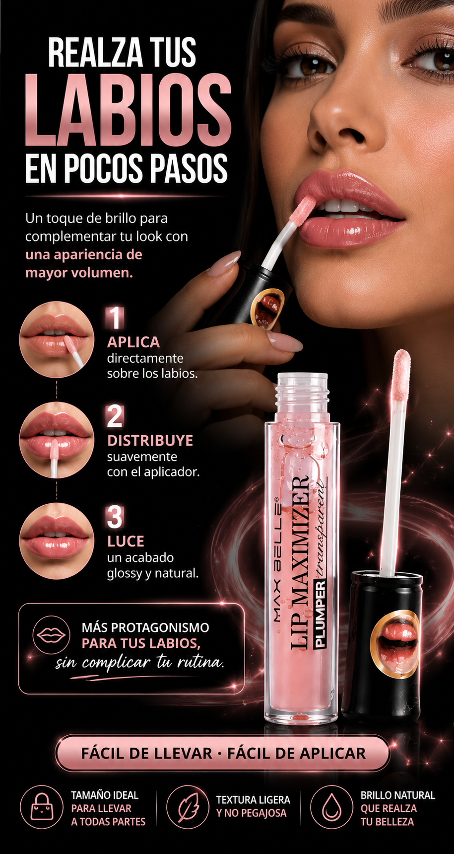 Lips Gloss Voluminizador de Labios